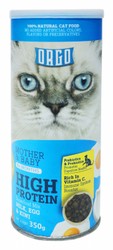 Orgo Dry Food with Milk, Egg & Kiwi for Mother & Baby Cats (1+ Months) - high protein, no added artificial colors, no added artificial flavors & artificial preservatives