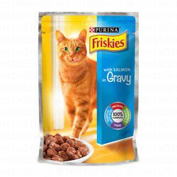 Friskies Cat Food Salmon in Gravy