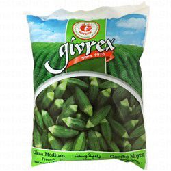 Givrex Frozen Okra Medium