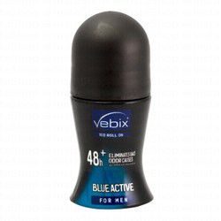 Vebix Deo Roll on Blue Active for Men