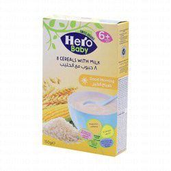 Hero Baby Good Morning 8 Cereals with Milk - from 6 months onwards
