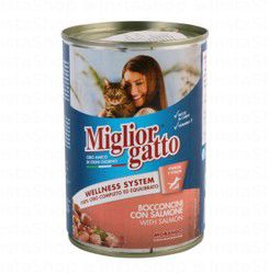 Miglior Gatto Wellness System Cat Food Bocconcini with Salmon