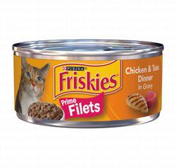 Friskies Prime Chicken & Tuna Filets in Gravy