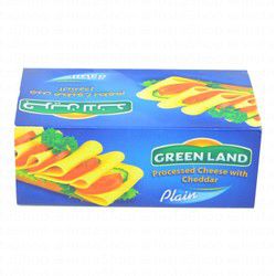 Green Land Processed Cheese with Cheddar Plain