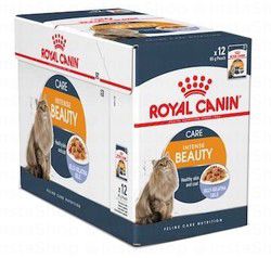 Royal Canin Feline Care Nutrition Intense Beauty Care Wet Cat Food in Jelly (1+ Year)
