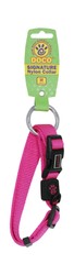 Doco Signature Medium Pink Nylon O-Ring Dog Collar (35-51x2cm)