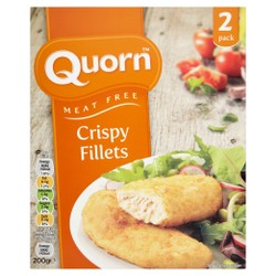 Quorn Meat Free Crispy Fillets (2 Pieces)