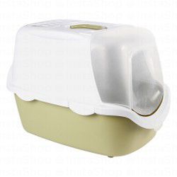 Stefanplast White & Green Cat Litter Box (56x40x40cm)