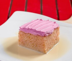 Rose Milk Cake Slice