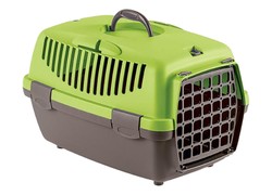 Stefanplast Gulliver Green & Gray Carrier Crate (48x32x31cm) for Pets (5-6kg)