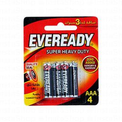 Eveready Super Heavy Duty Batteries AAA