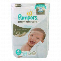 Pampers Premium Care Baby Diapers Size 4 (9-18kg)