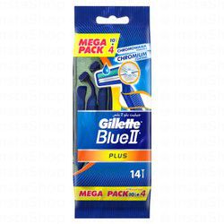 Gillette Blue II Plus Razors 10 + 4