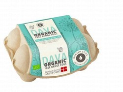 Dava Organic Free Range White Eggs
