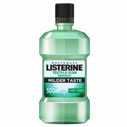 Listerine Teeth & Gum Mouthwash Defence Soft Mint - alcohol free