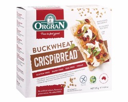 Orgran Low Fat Wholegrain Buckwheat Crispibread - vegan, vegetarian, gluten free