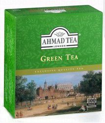 Ahmad Tea London Green Tea Bags (100 Pieces)