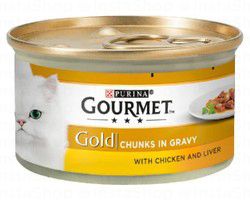 Purina Gourmet Cat Food Gold Chunks in Gravy