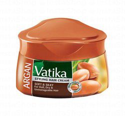 Vatika Styling Hair Cream Soft & Silky with Moroccan Argan