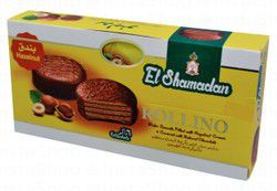 El Shamadan Rollino Wafer Biscuits Filled With Hazelnut
