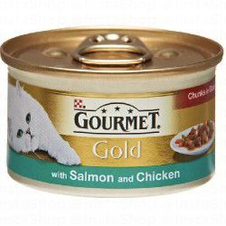 Purina Gourmet Cat Food Gold with Salmon & Chicken