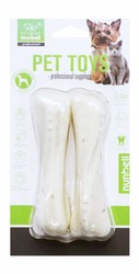 Nunbell White Bone Shape Chew Dog Toys