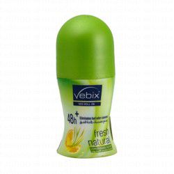 Vebix Roll on Deo Fresh Natural with Lemongrass Scent