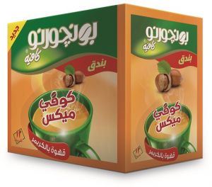 Bonjorno 2 in 1 Hazelnut Coffee Mix with Creamer