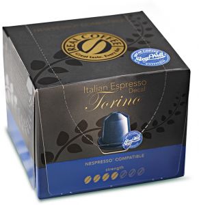 Decaf Espresso Torino by REAL COFFEE, Denmark , Nespresso Compatible