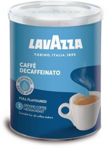 Lavazza Dek Classico Arabica & Robusta Decaffeinated Ground Coffee Blend