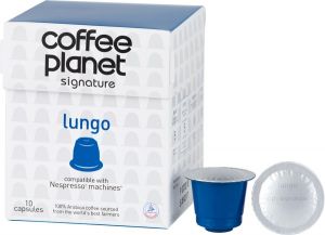 Coffee Planet Lungo Capsules Caffeinated Cappuccino