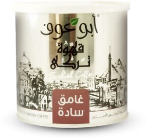 Abu Auf Turkish Coffee Dark Roast, Plain