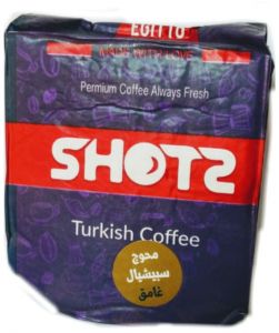 Shots Turkish Coffee Cardamom Dark Roast Blend