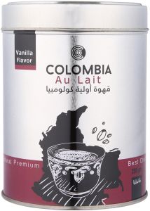 Colombia au Lait Coffee with Vanilla Flavor