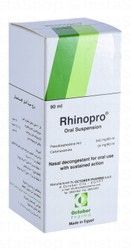 Rhinopro Pseudoephedrine Hydrochloride & Carbinoxamine Nasal Decongestant Syrup