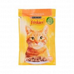 Friskies Wet Cat Food with Chicken in Gravy - no added artificial colorants