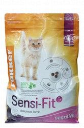 Fokker Sensi Fit Dry Food with Lamb for Sensitive Cats (1+ Years) - gluten free, artificial fragrance free, artificial colors & artificial flavors free