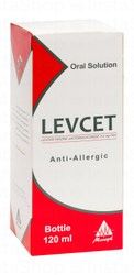 Levcet 2.5mg/5ml Levocetirizine Dihydrochloride Anti-Allergic Oral Solution