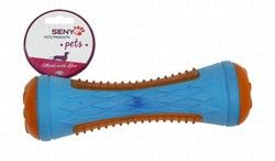 Senye Blue & Orange Bone Shape Chew Dog Toy