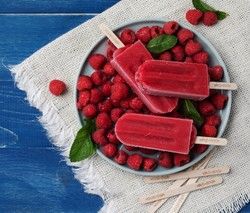 Very Raspberry Popsicle - vegan