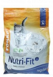 Fokker Nutri Fit Dry Food with Chicken for Adult Cats (1+ Years) - artificial fragrance free, artificial colors & artificial flavors free