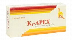 K1-Apex 10mg Phytomenadione Chewable Supplements