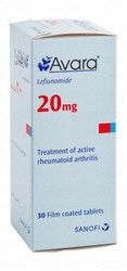 Avara 20mg Leflunomide for Rheumatoid Arthritis