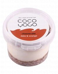 Coco Yogo Frozen Date & Orange Cheesecake - gluten free, vegan