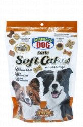 Perfecto Soft Cakes Dog Treats with Chicken & Beef