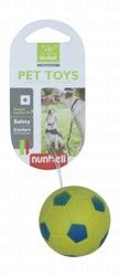 Nunbell Small Blue & Yellow Ball Dog Toy