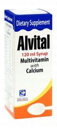 Alvital Multivitamin Supplement Syrup with Calcium
