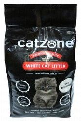 Catzone White Clumping Cat Litter - dust free