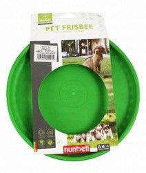 Nunbell Green Frisbee Dog Toy