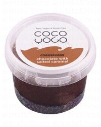 Coco Yogo Chocolate & Salted Caramel Cheesecake - gluten free, vegan
